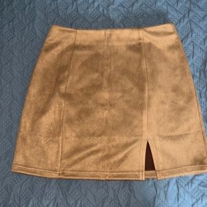 Tan skirt